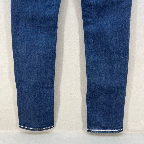 Miss Me Jeans Women's 29x33 (8) Blue Straight Embellished Angel Wings Blingy - Picture 7 of 15